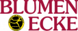 Logo von Blumen Ecke mit einem gelben Emblem, das eine Läuferfigur zeigt.