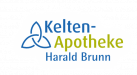 Logo der Kelten-Apotheke Harald Brunn mit einem stilisierten keltischen Triskelion-Symbol.