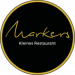Logo eines Restaurants namens Markers Kleines Restaurant in einem Kreisdesign