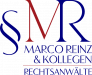 Logo einer Kanzlei mit den Initialen SMR und dem vollständigen Namen Marco Reinz & Kollegen Rechtsanwälte